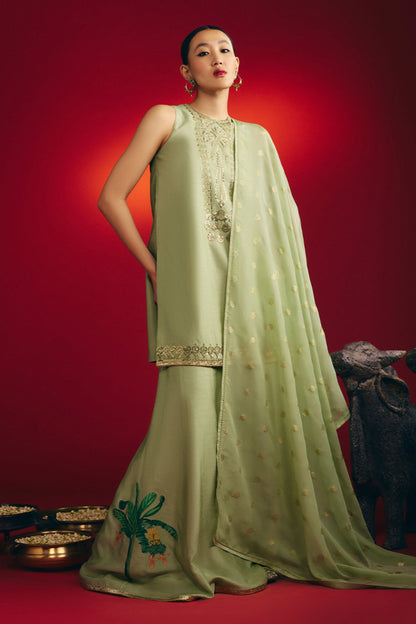 Mint Rose Blush Kurta Set