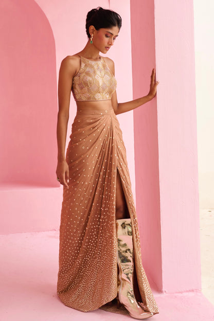 NOOR SLIT SKIRT