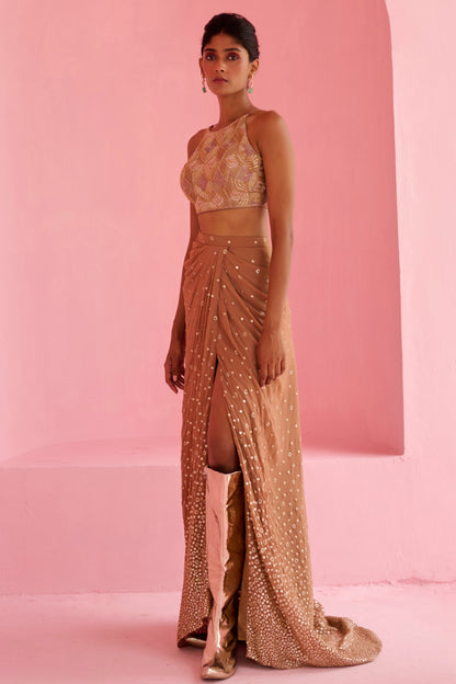 NOOR SLIT SKIRT