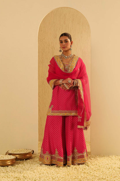 Tehreem - Kurta with Sharara and Dupatta