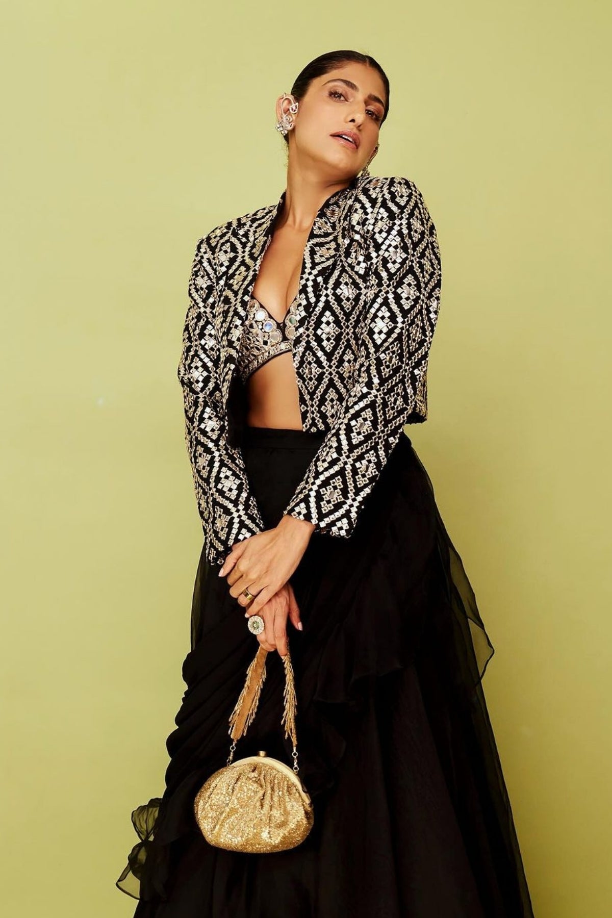 Kubbra Sait in Gandhara Skirt Set