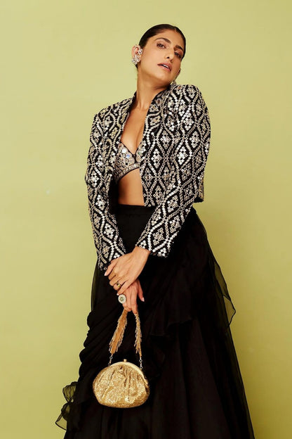Kubbra Sait in Gandhara Skirt Set
