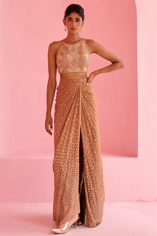 NOOR SLIT SKIRT