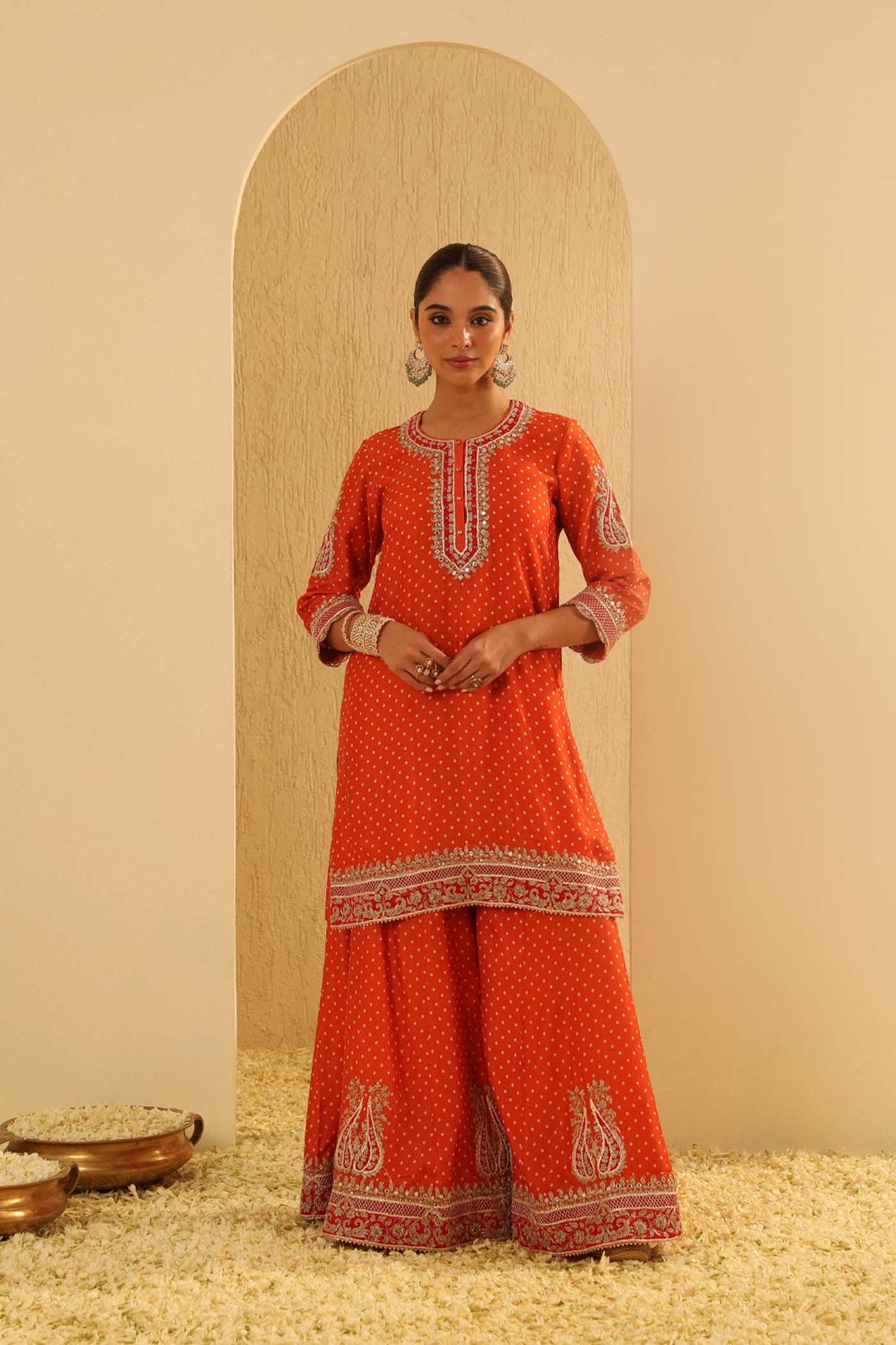 Hoorain - Kurta with Sharara and Dupatta