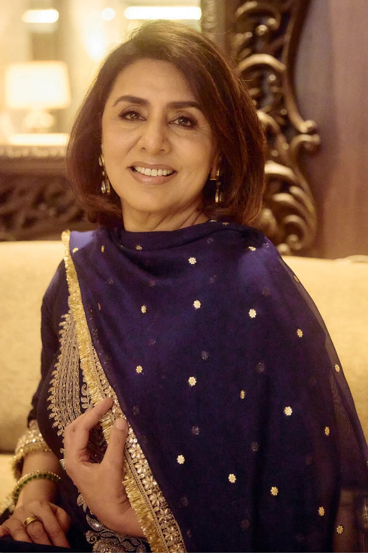Neetu Kapoor in Mahiz Farshi Set
