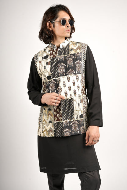 Shyam Patchwork Bundi Set