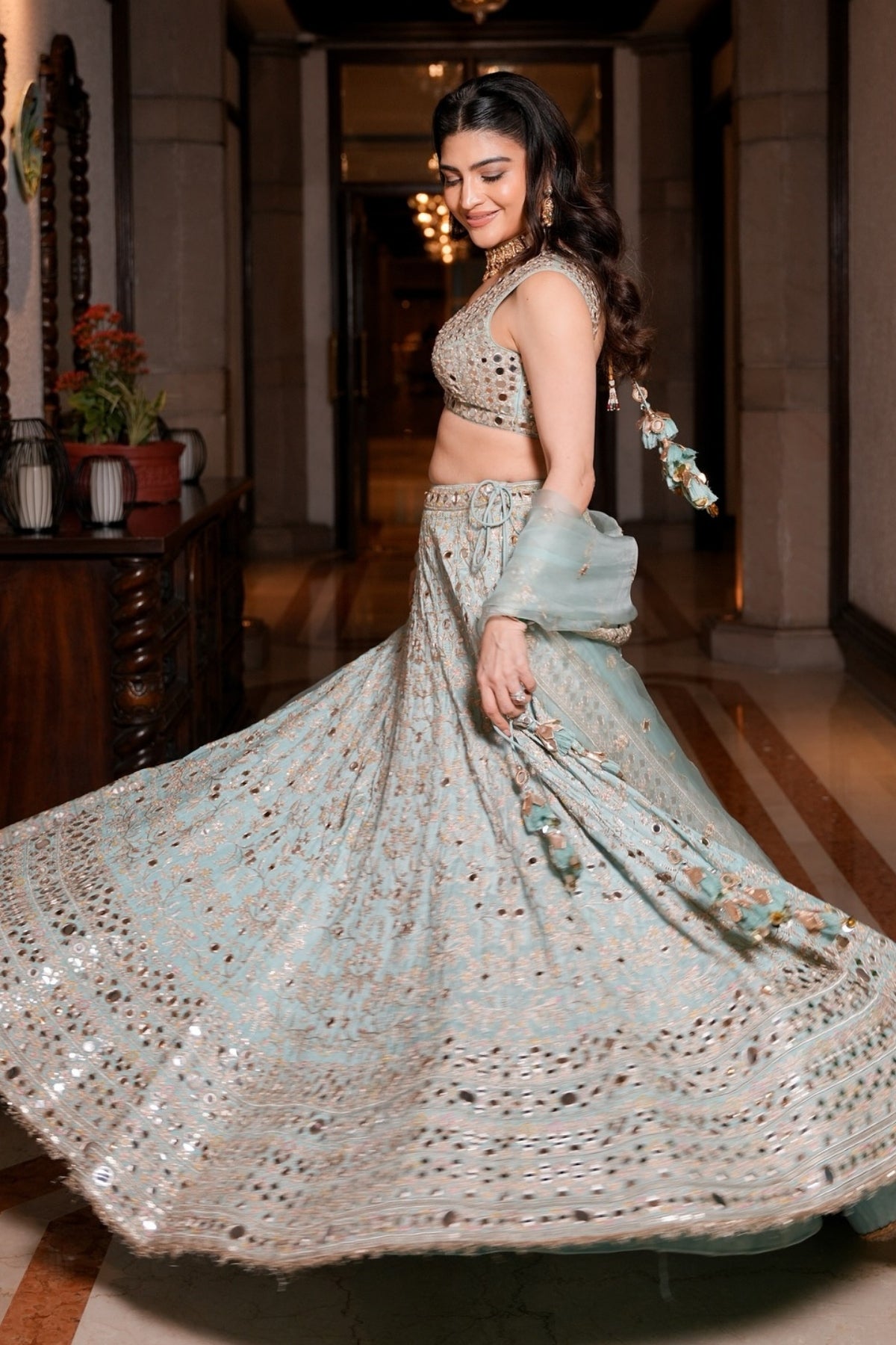 Kat Diaries in Sama Lehenga set