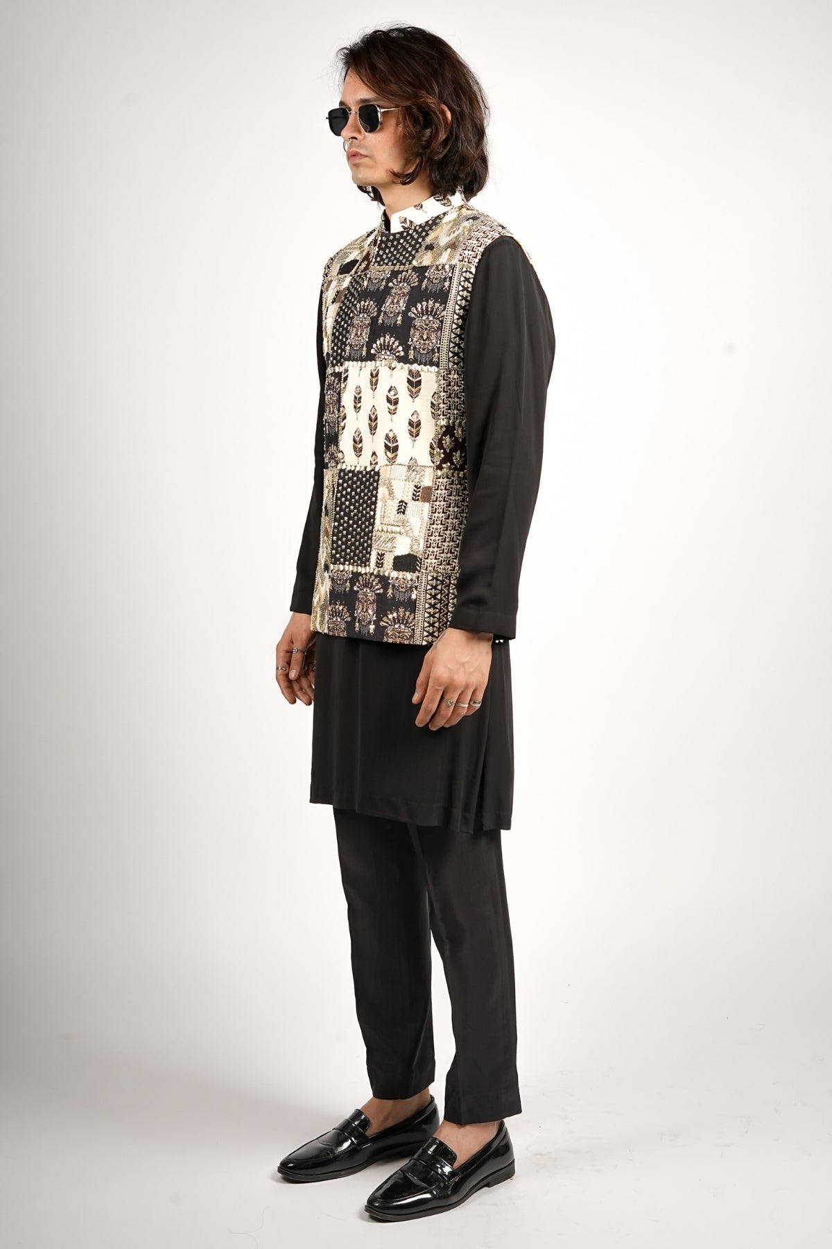 Shyam Patchwork Bundi Set