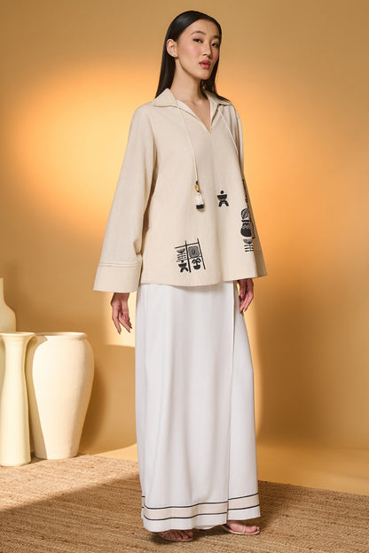 Ivory Noir Stag Co-Ord Set