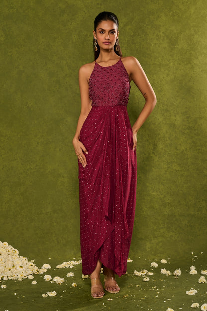 JASMINE COWL DRESS