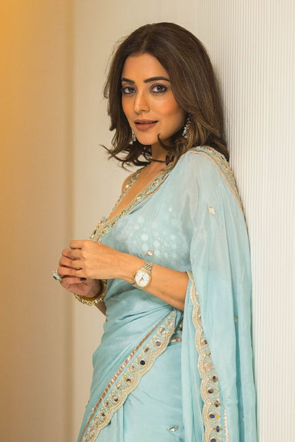 Nisha Aggarwal in Anusha Saree Set