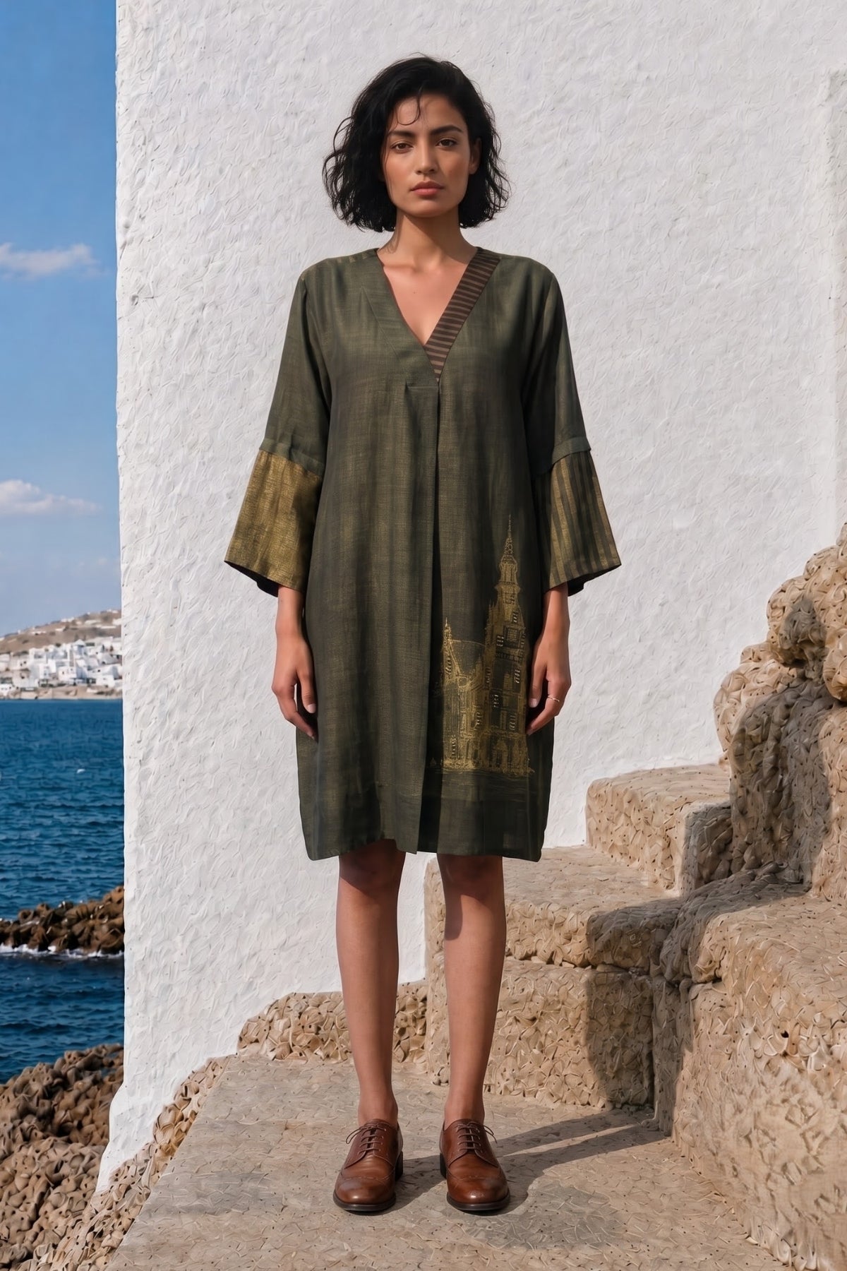 Olive Essence Dress
