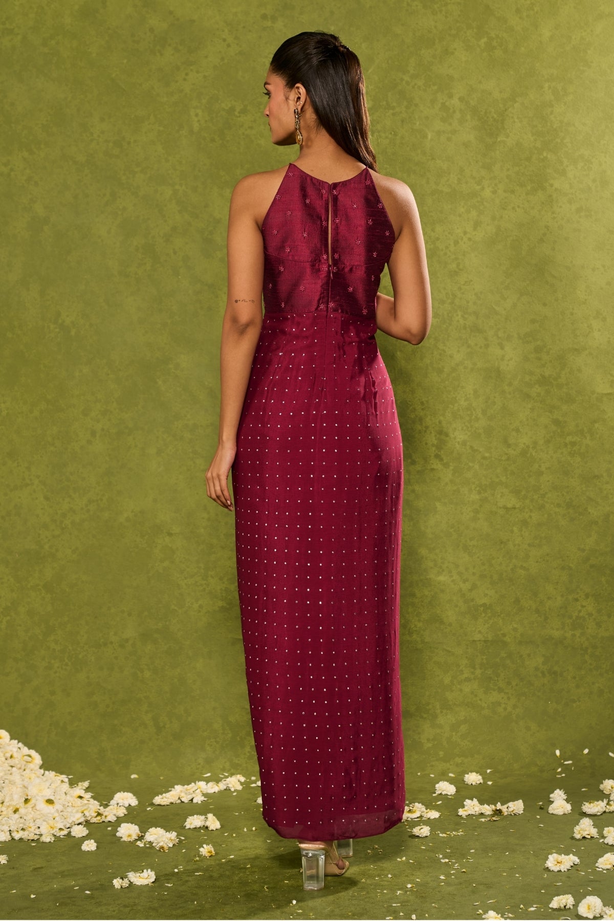 JASMINE COWL DRESS