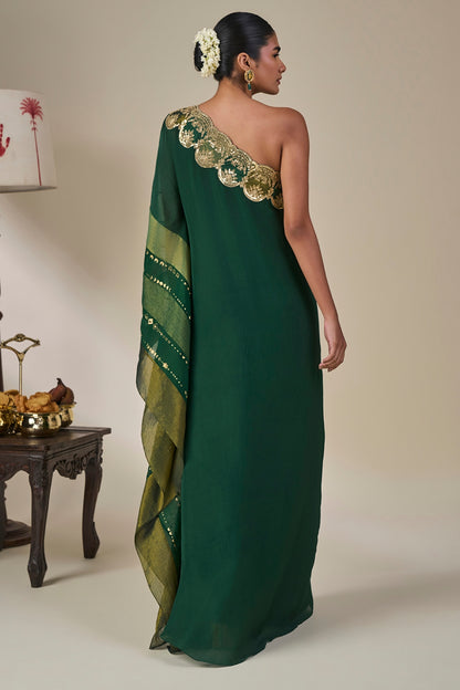 Green Celestial Moonfall Kaftan