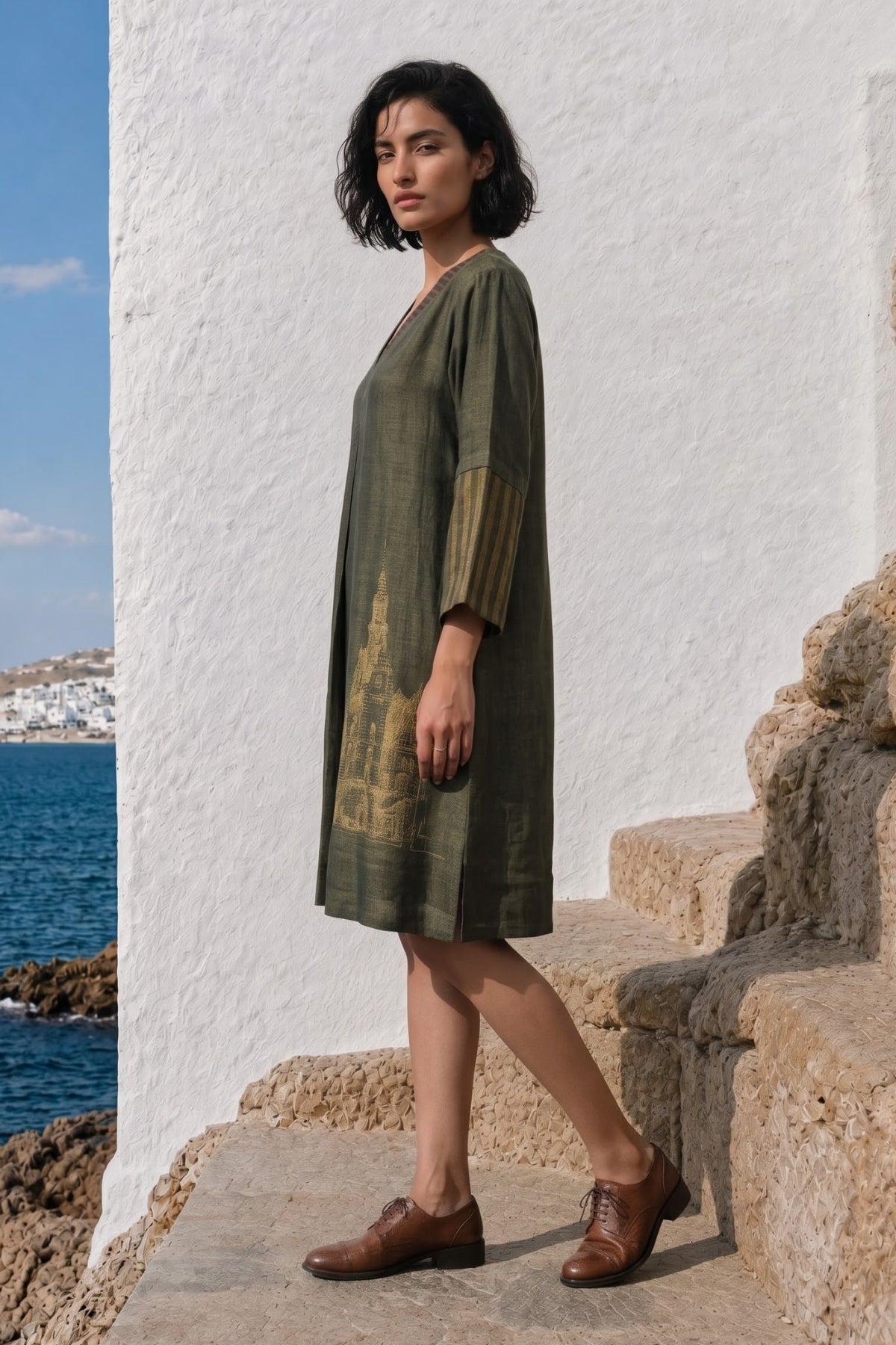 Olive Essence Dress
