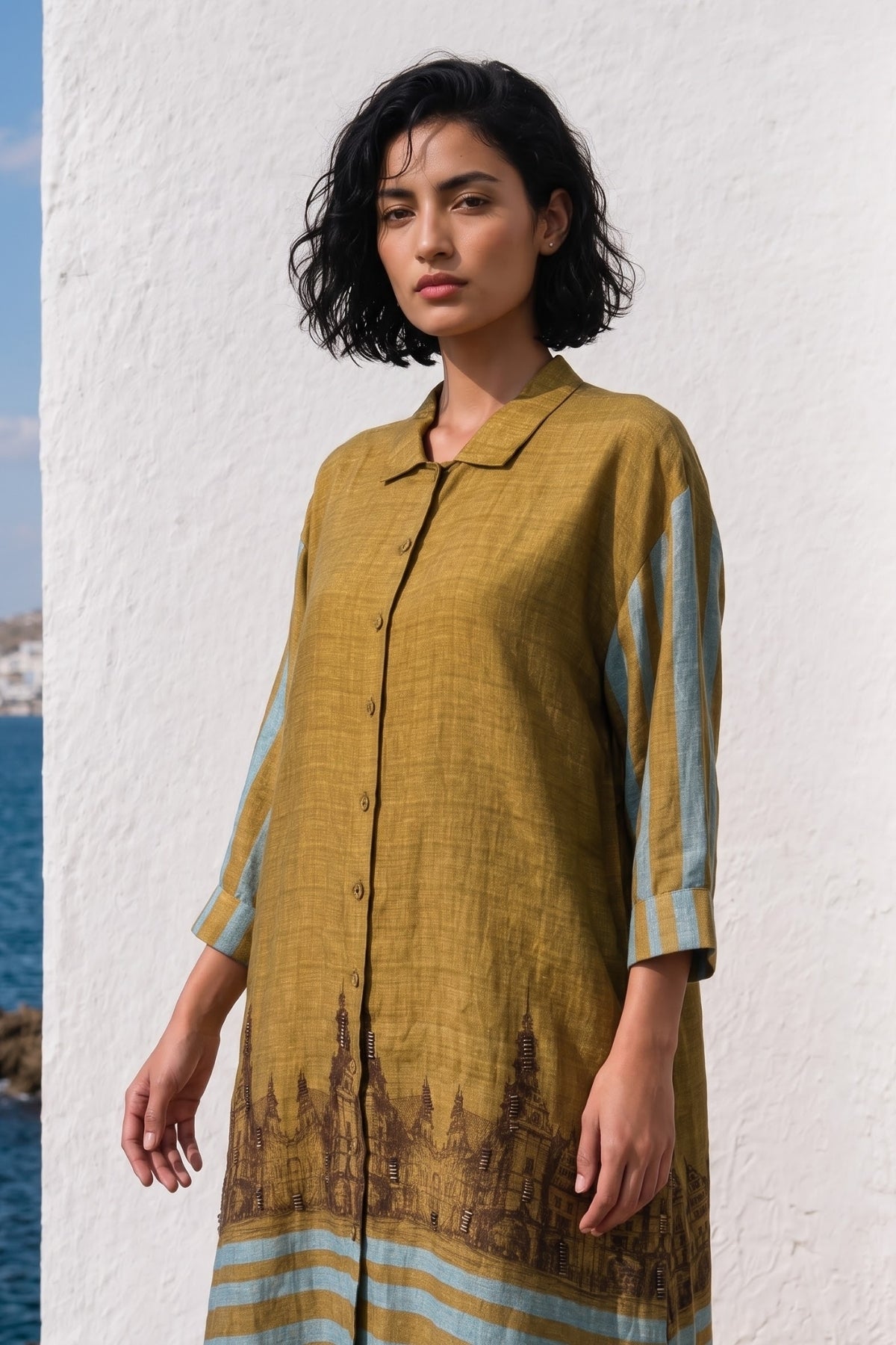 Mehendi Shirt Dress