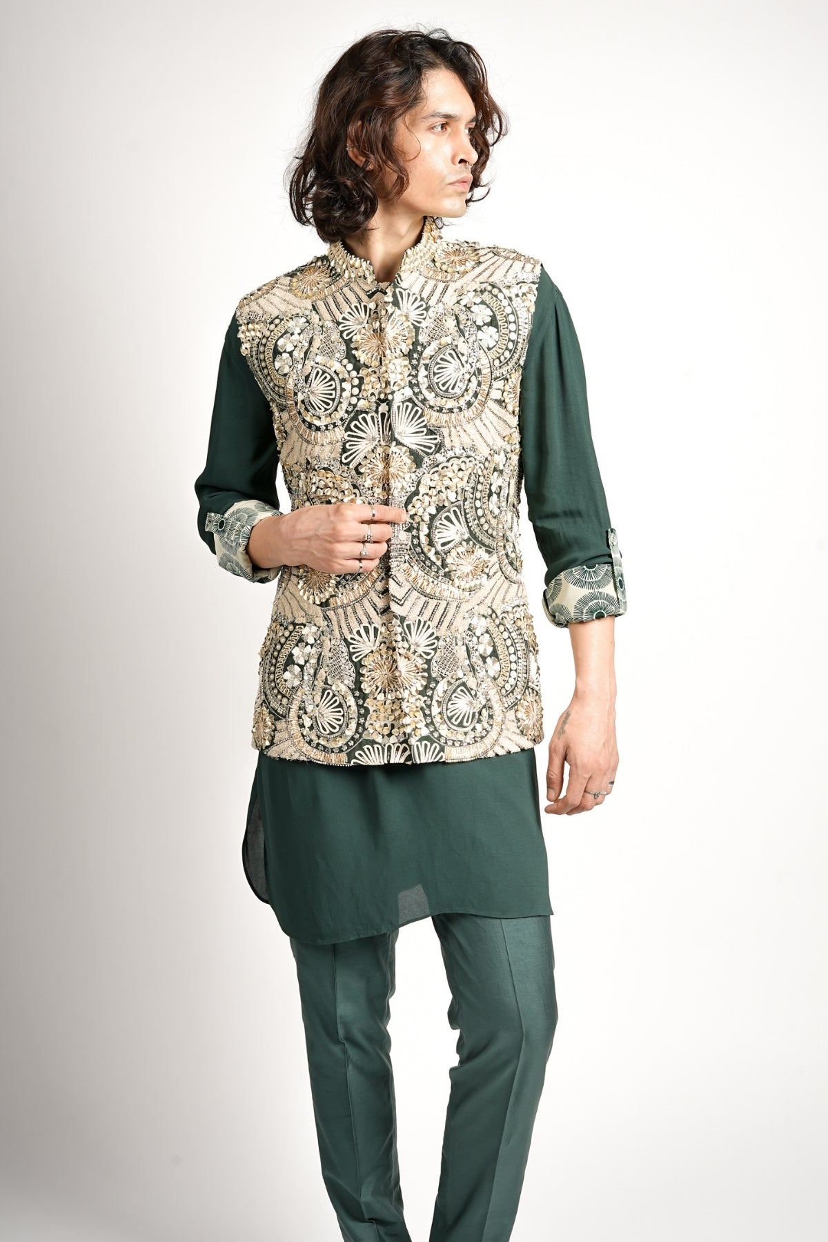 Zayan Embellished Bundi Set