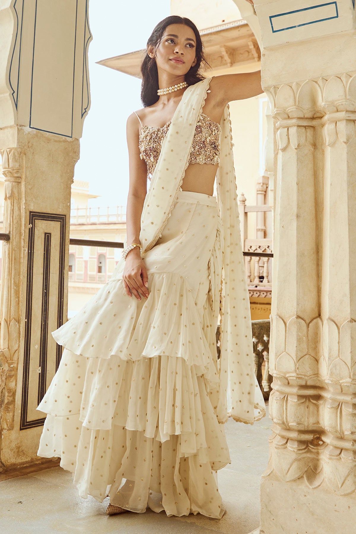 Tiered Saree