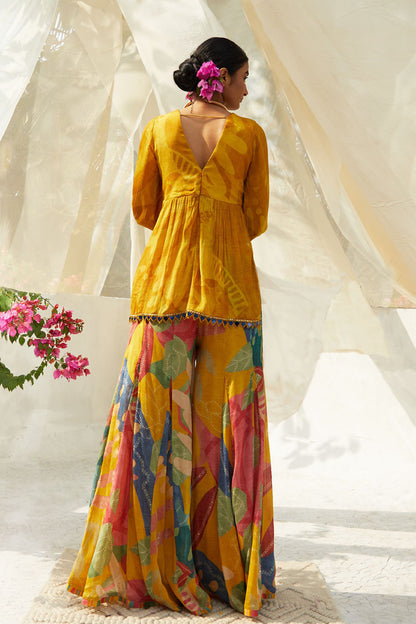 MUSTARD PANT SET