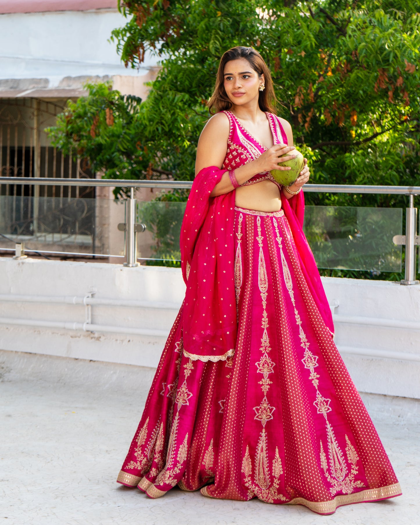 AMBI BROCADE LEHENGA