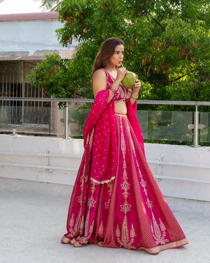 AMBI BROCADE LEHENGA