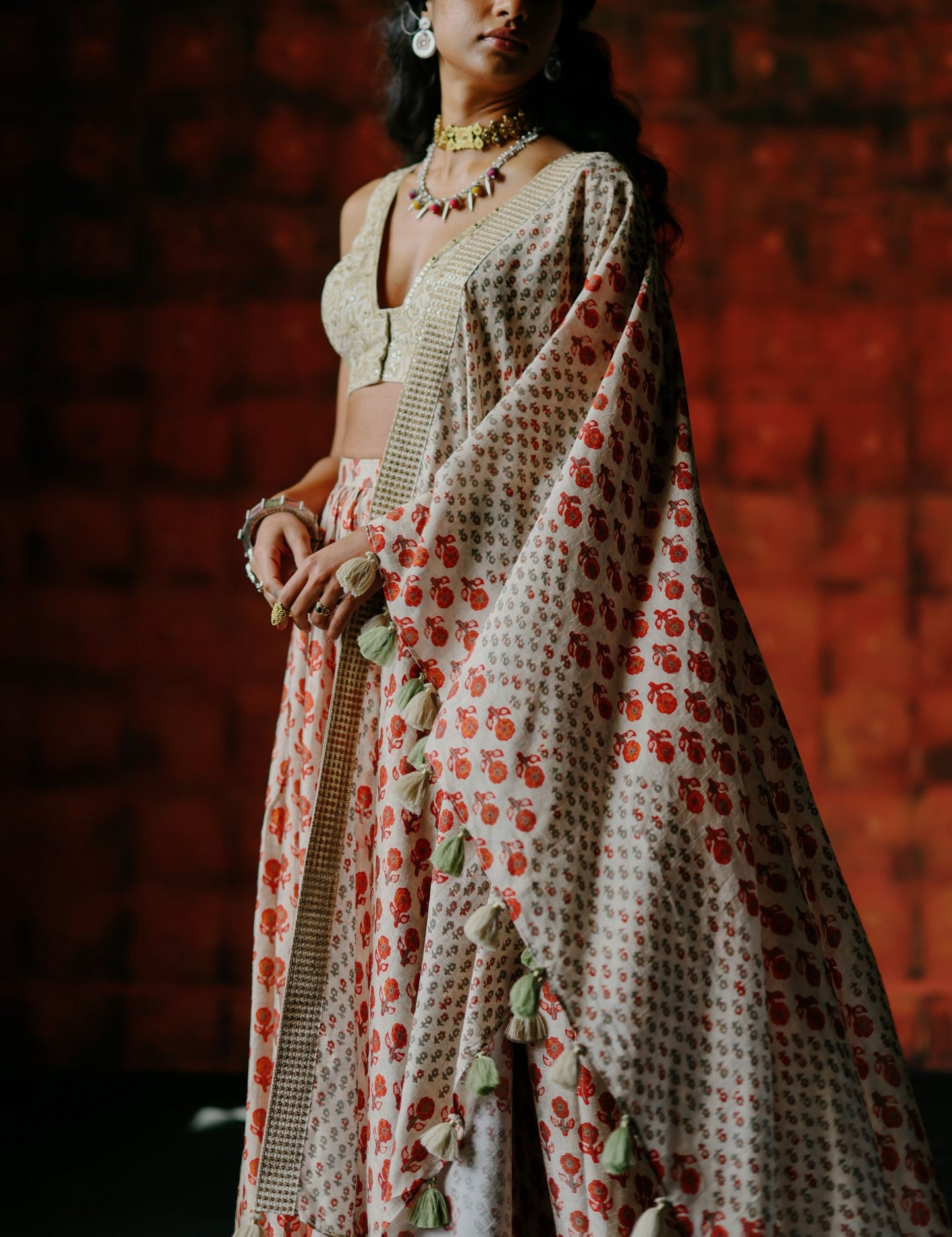 Pearl lehenga set