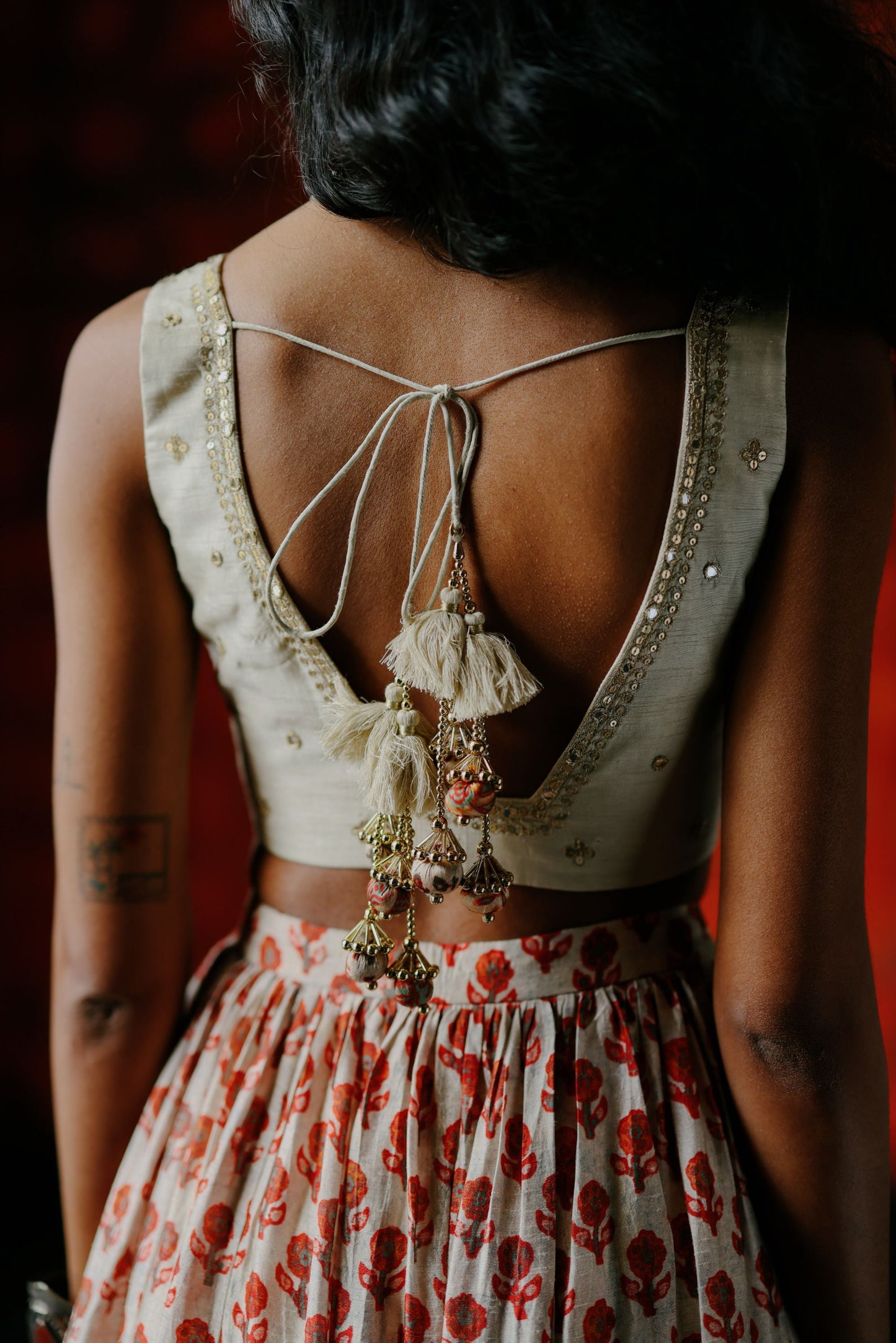 Pearl lehenga set