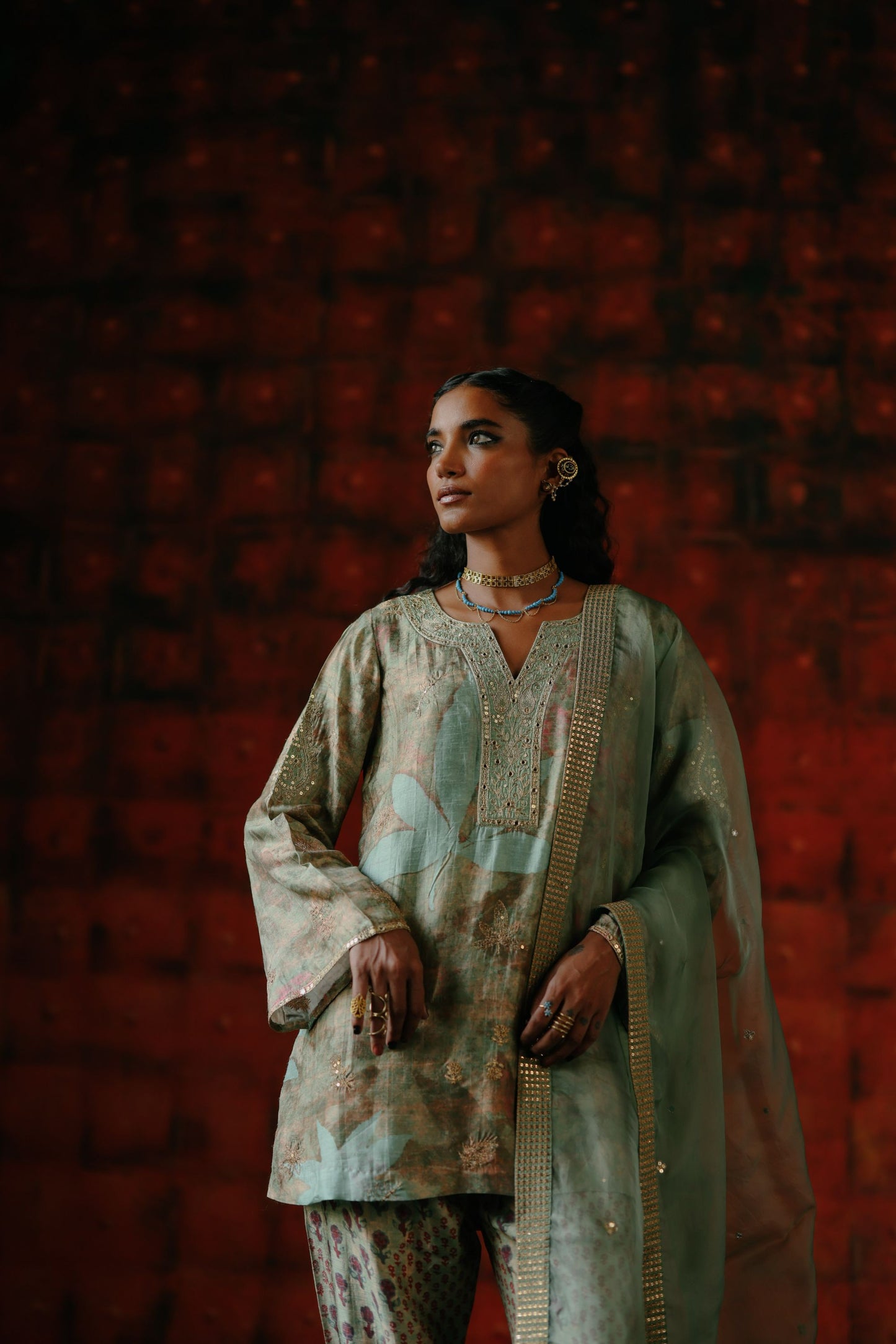 Mint kurta set