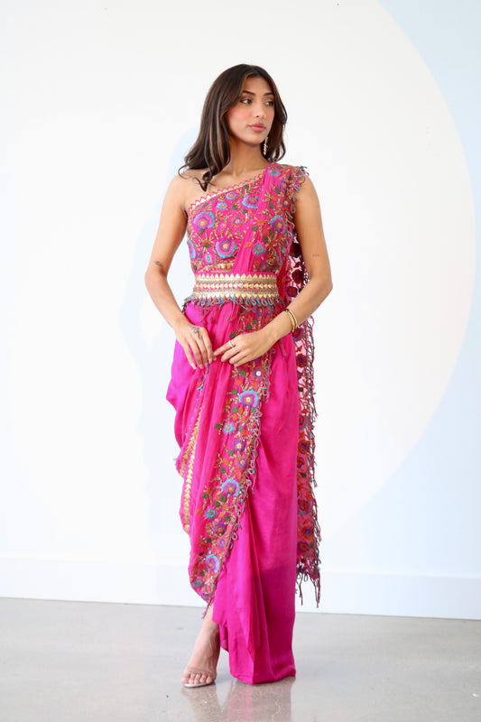 Drape Skirt Saree