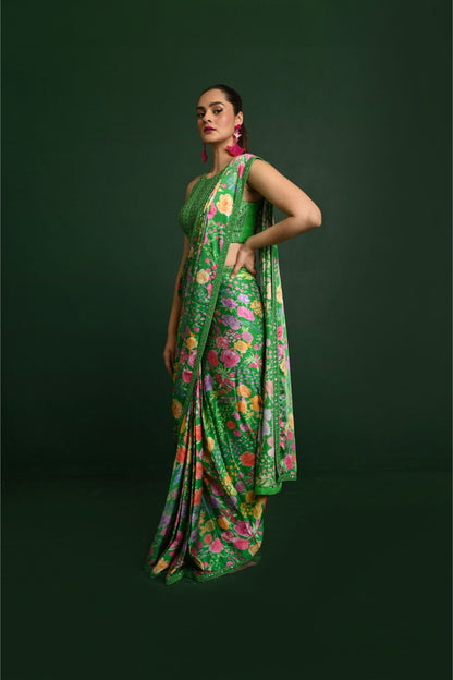 Zahra Satin Saree