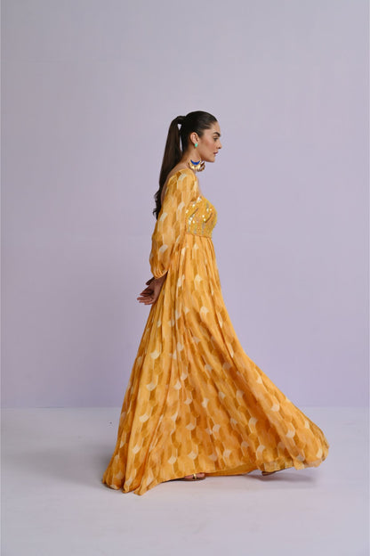 Remi Georgette Gown