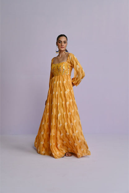 Remi Georgette Gown