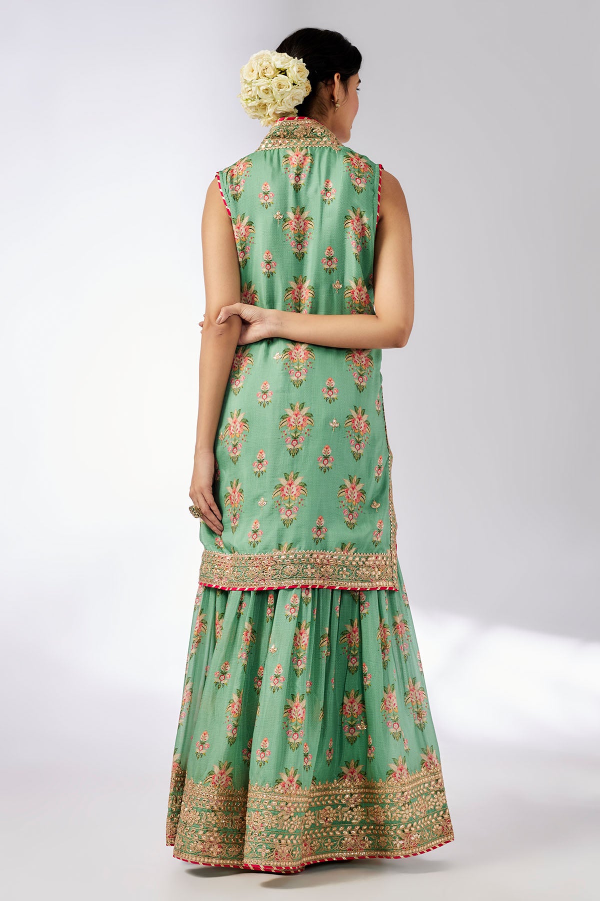 Dhriti Sleeveless Sharara Set