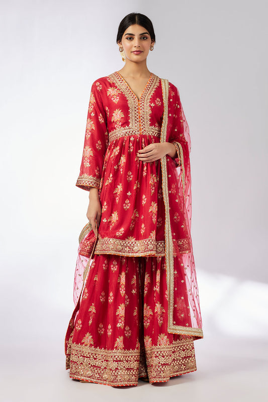 Samiksha Peplum Sharara Set