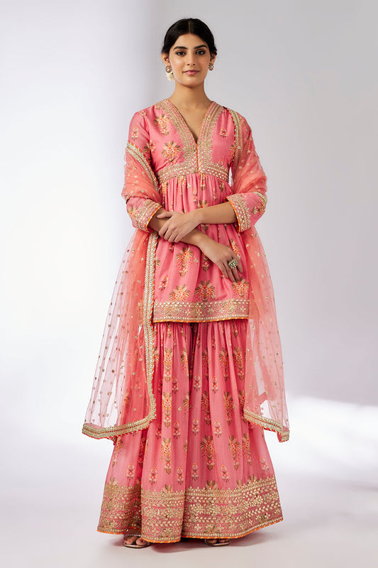 Samiksha Peplum Sharara Set