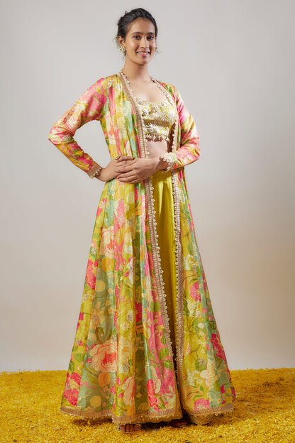 Parul Jacket Pant Set
