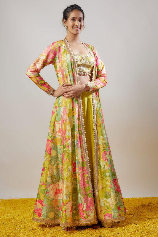 Parul Jacket Pant Set