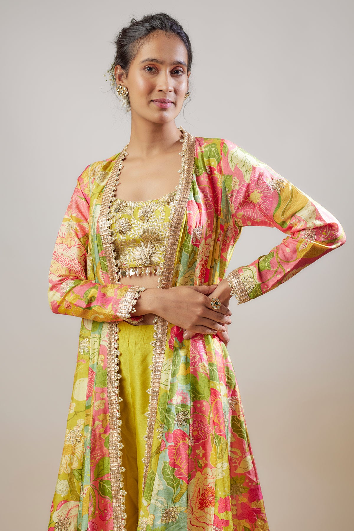Parul Jacket Pant Set