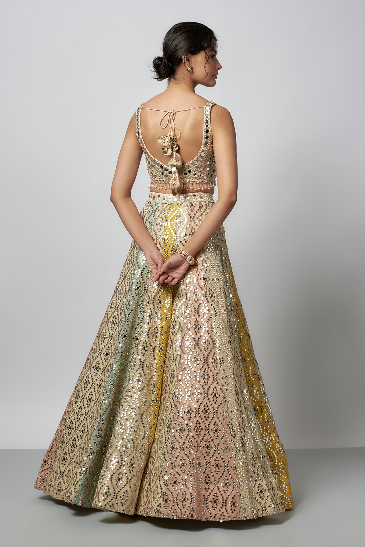 Mrunal Thakur in Ranjeeta Lehenga set