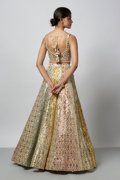 Mrunal Thakur in Ranjeeta Lehenga set