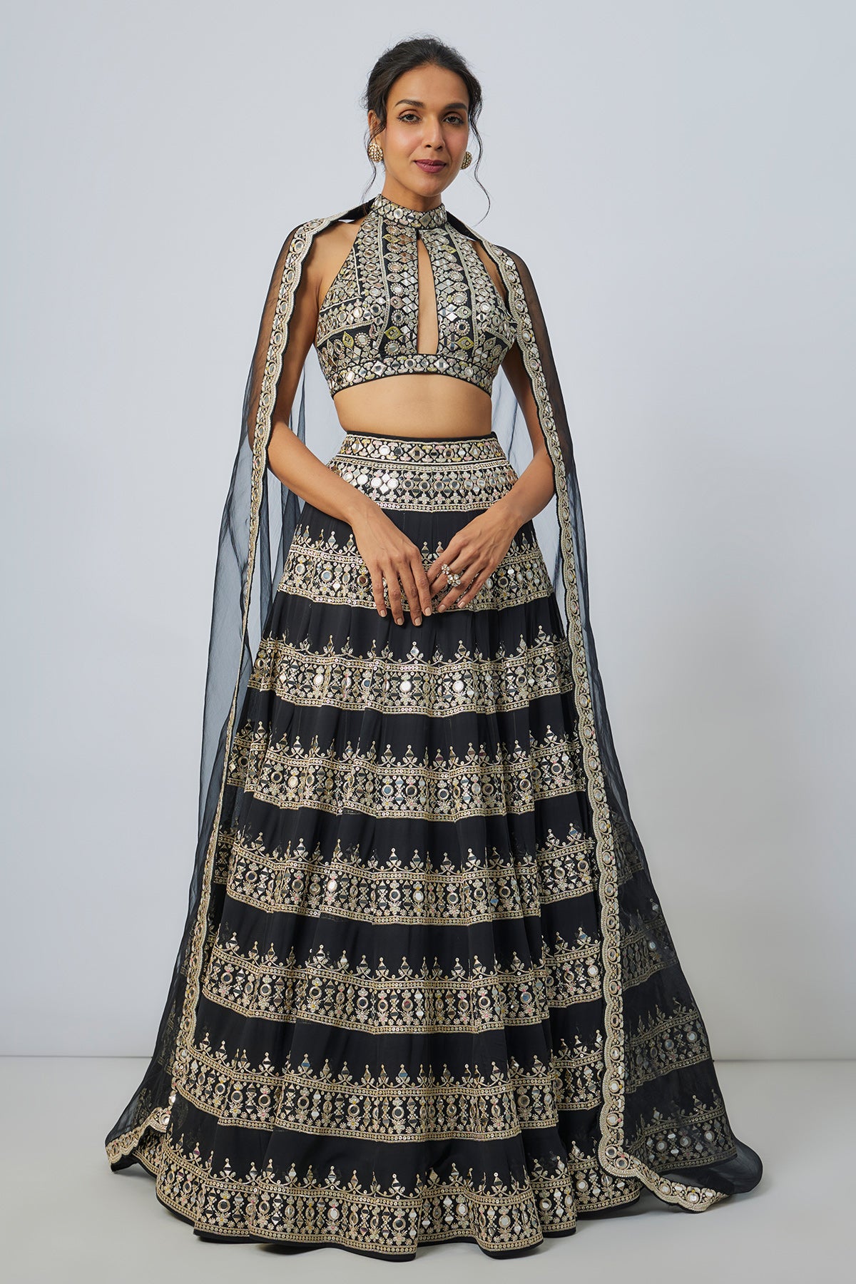 Rashi Khanna in Farheen Lehenga Set