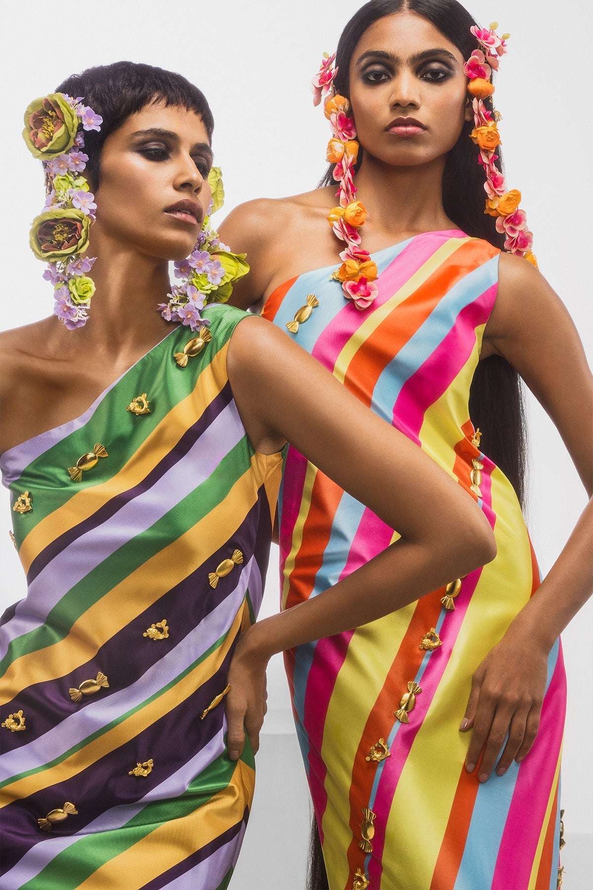 The Tutti Fruity Candy Stripe Dress