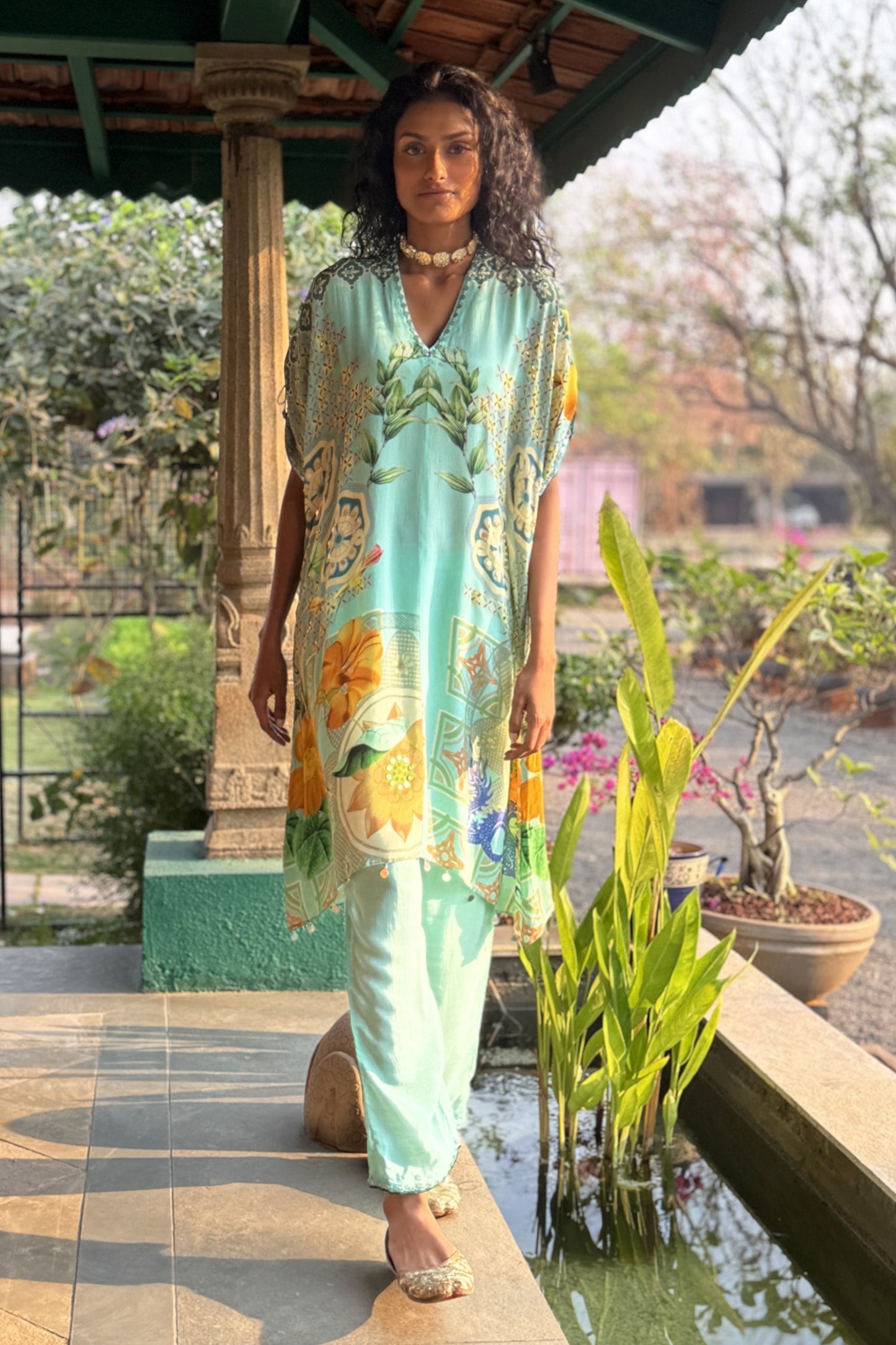 Aqua Co-Ord Set