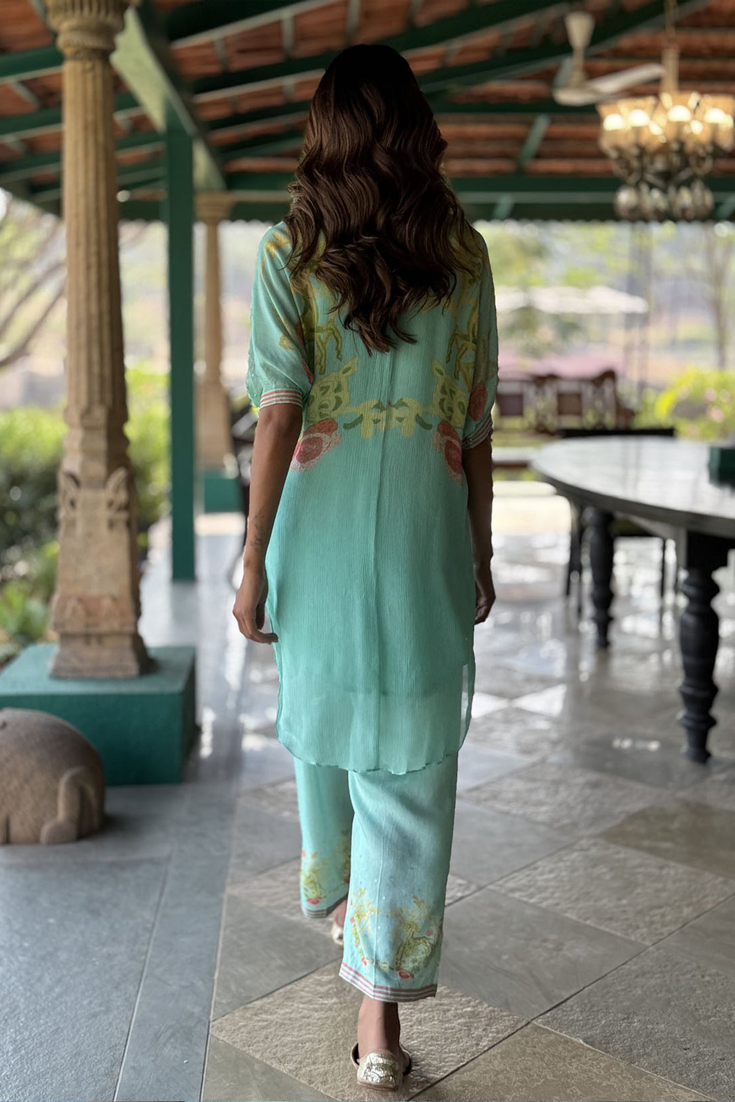 Aqua Co-Ord Set