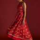 Red Rain Lily Kurta Dress