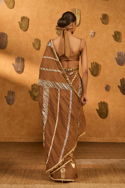 Mocha Lampi Saree