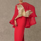 Red 'Son-Chidiya' Gown Set