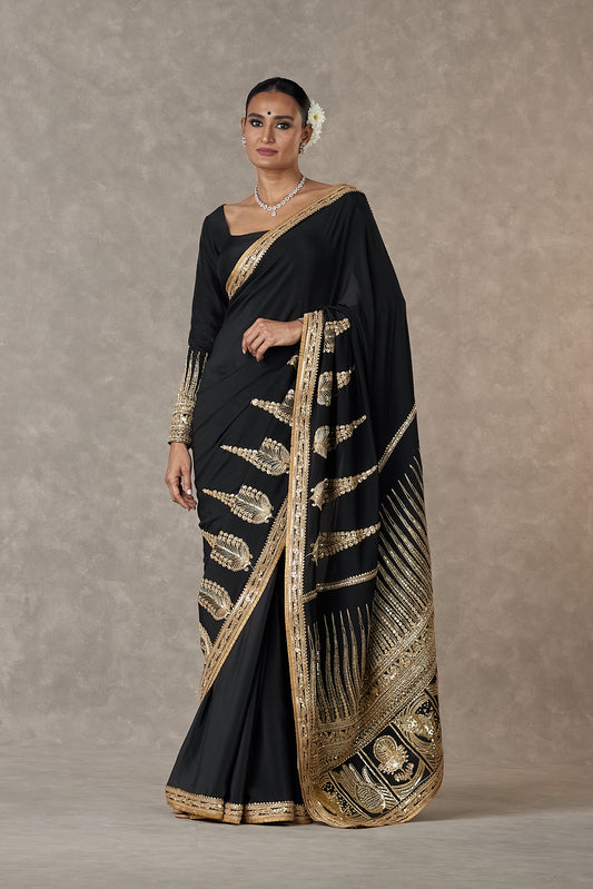 Black 'Son-Patti' Saree