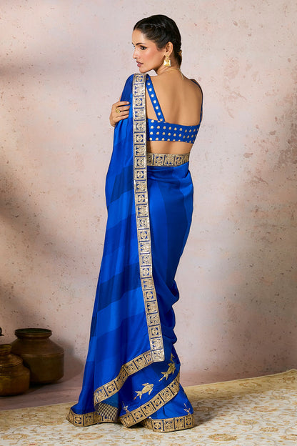 Blue Mystic Saree