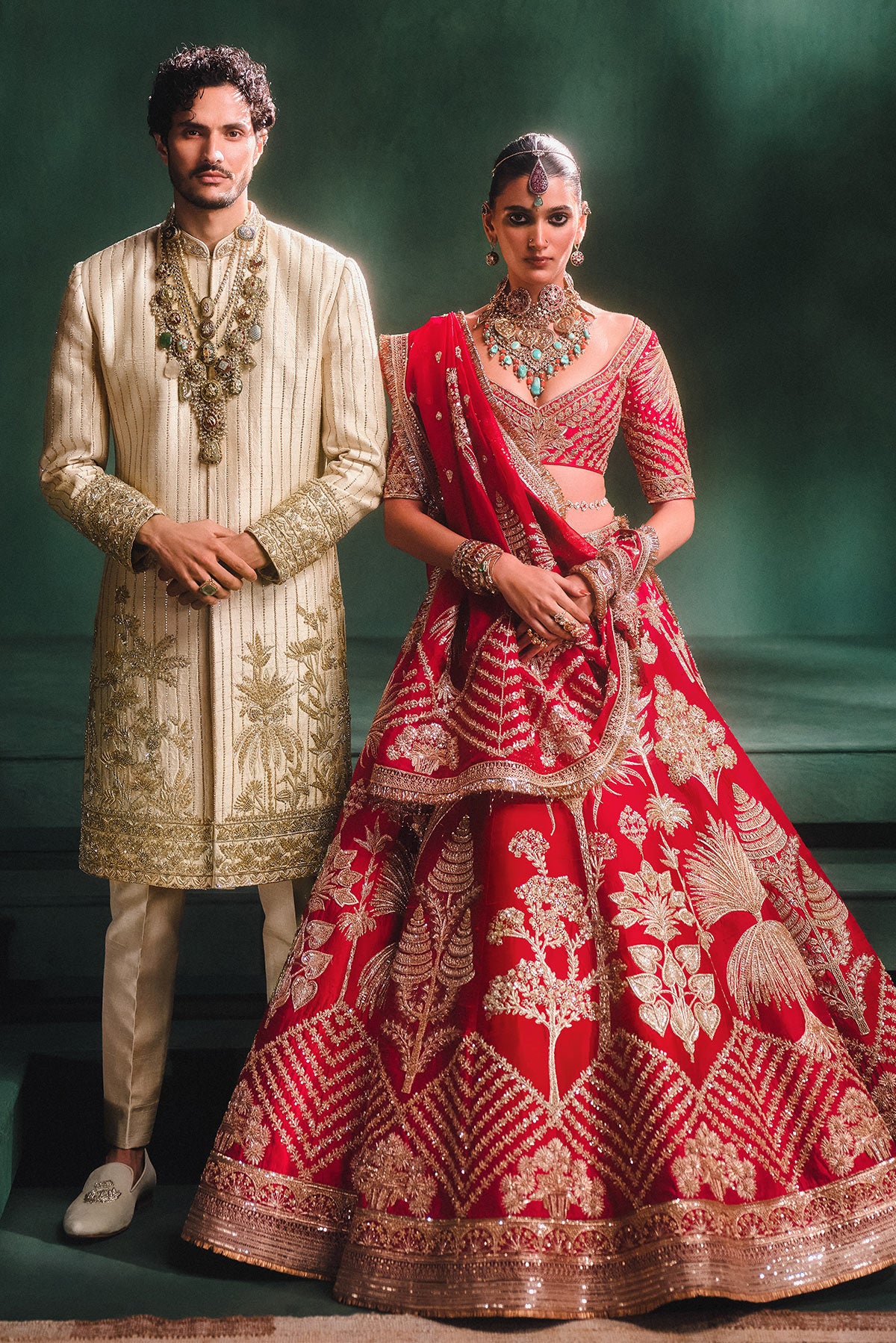 THE MALAI CHAMCHAM SHERVANI SET